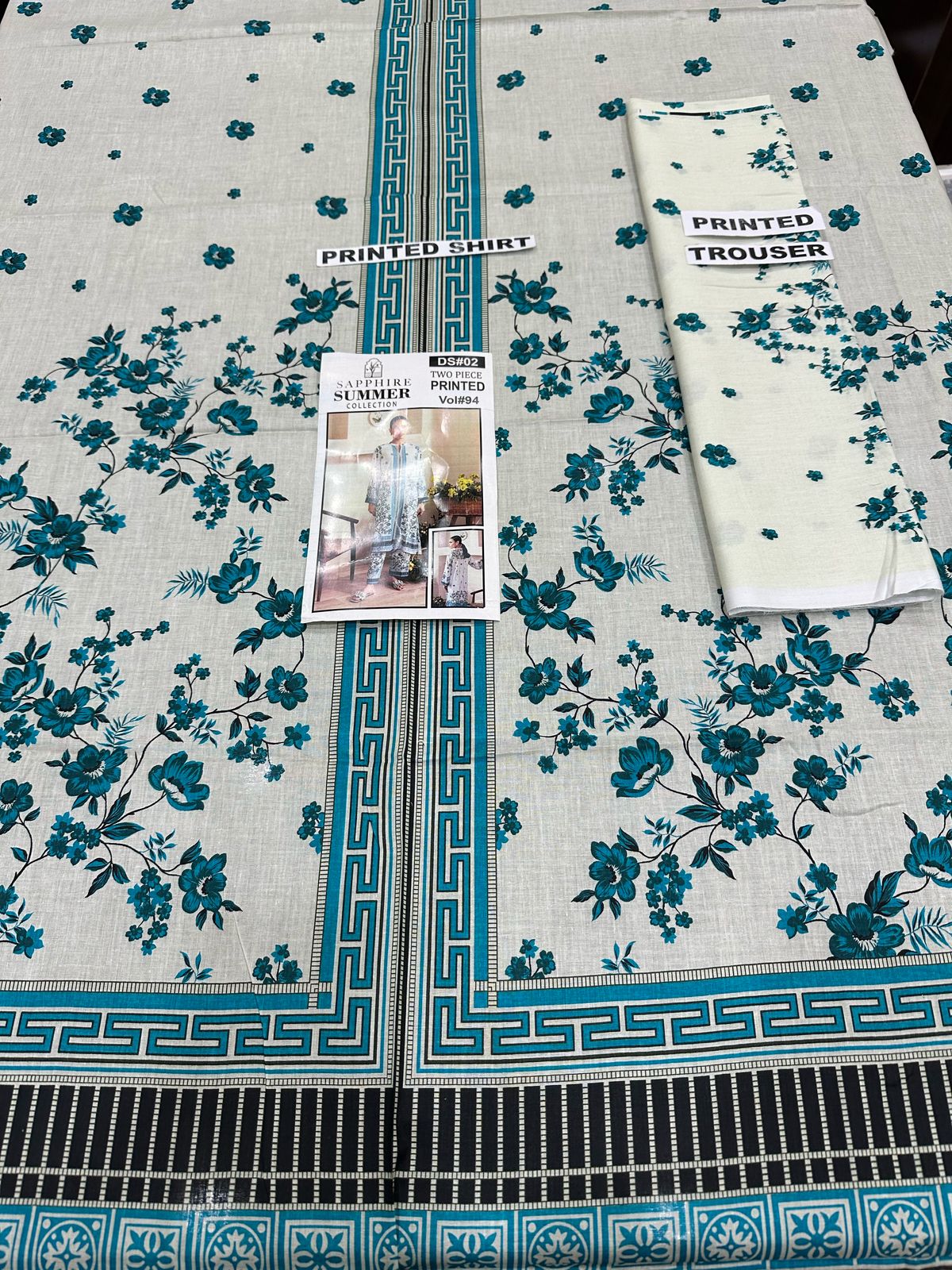 VOL 94 | DS 02 | DIGITAL PRINTED LAWN 2PC | CO-ORD SET |