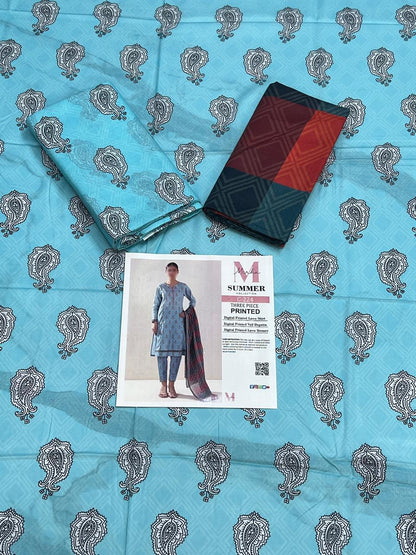 MIRHA LAWN DIGITAL PRINTED 3PC | DS C224 |