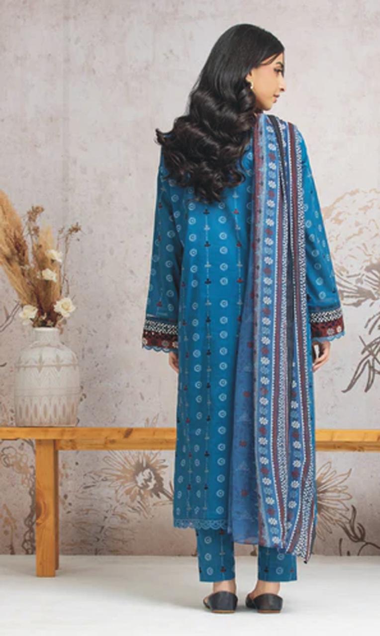 VOL 78 | DS 08 | BANA DORA PRINTED LAWN 3PC