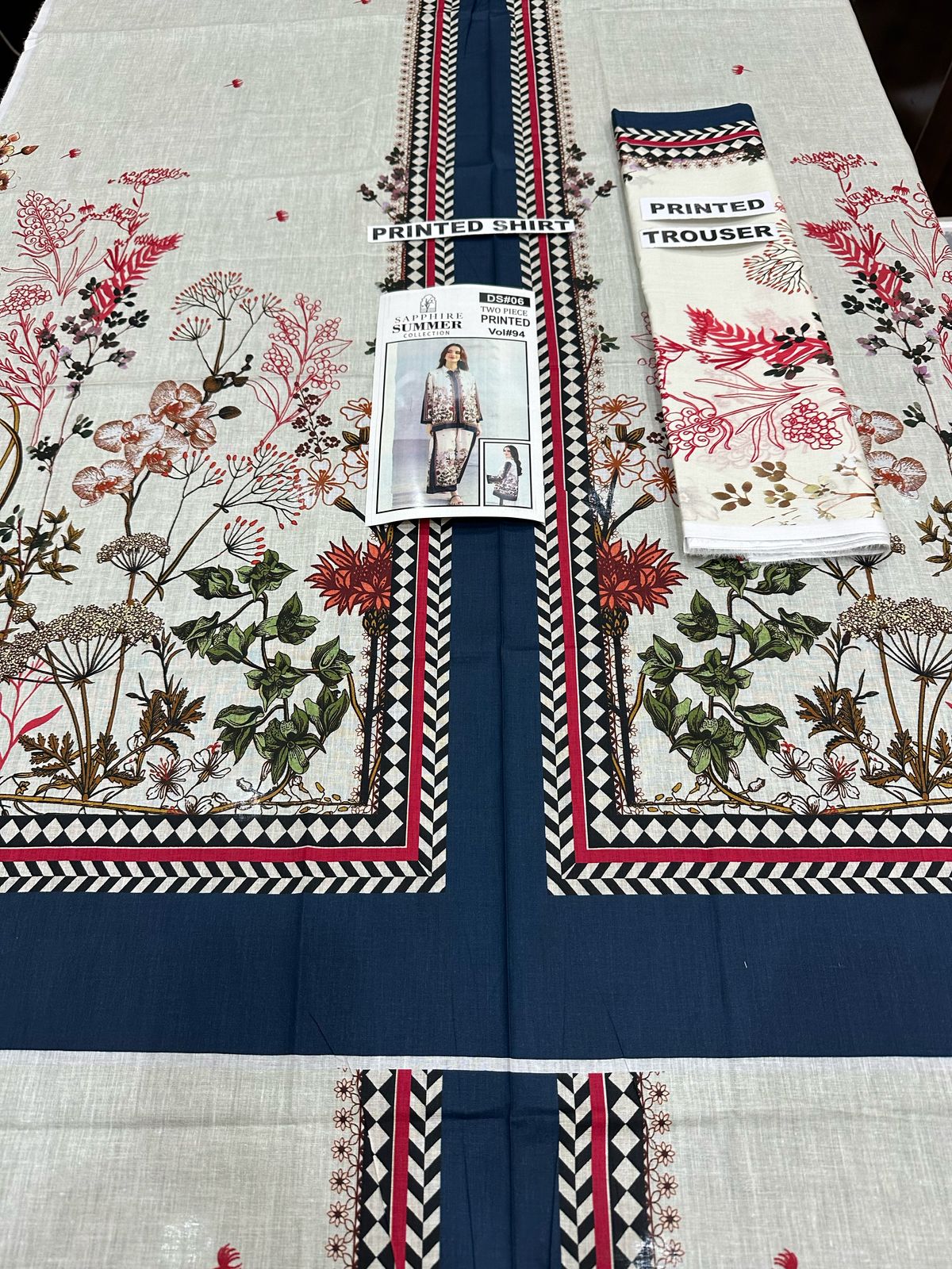 VOL 94 | DS 06 | DIGITAL PRINTED LAWN 2PC | CO-ORD SET |