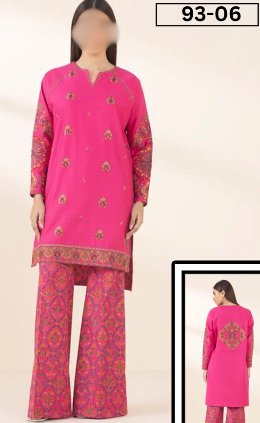 VOL 93 | DS 06 | DIGITAL PRINTED LAWN 2PC | CO-ORD SET