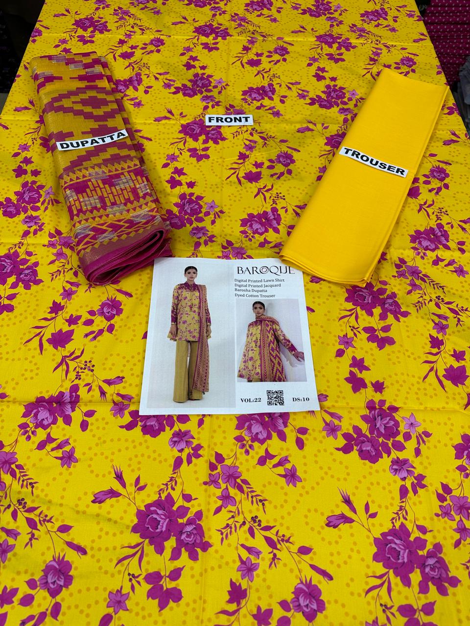 VOL 22 | DS 10 | DIGITAL PRINTED LAWN 3PC