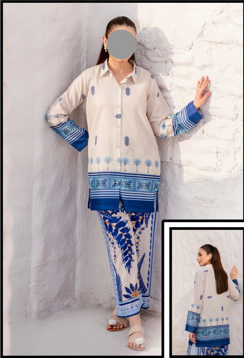 VOL 94 | DS 10 | DIGITAL PRINTED LAWN 2PC | CO-ORD SET |