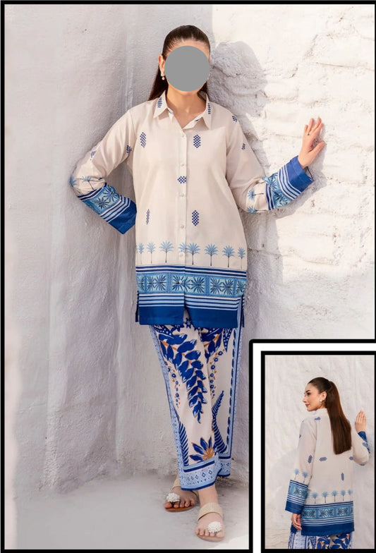 VOL 94 | DS 10 | DIGITAL PRINTED LAWN 2PC | CO-ORD SET |