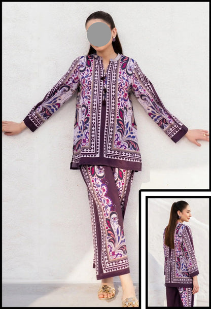 VOL 94 | DS 13 | DIGITAL PRINTED LAWN 2PC | CO-ORD SET |