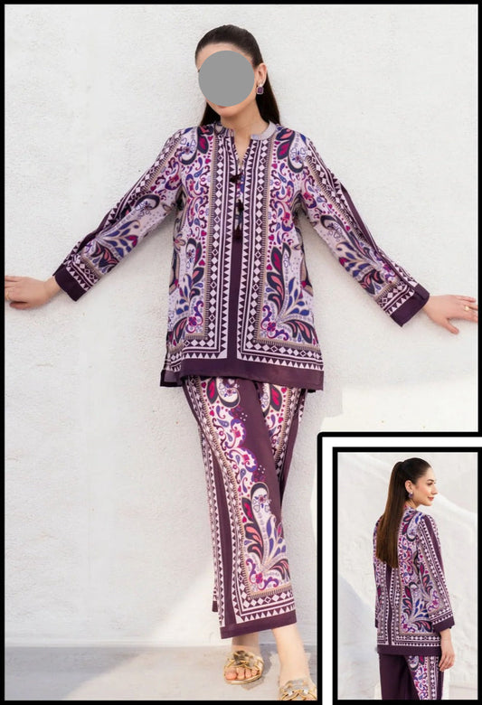 VOL 94 | DS 13 | DIGITAL PRINTED LAWN 2PC | CO-ORD SET |