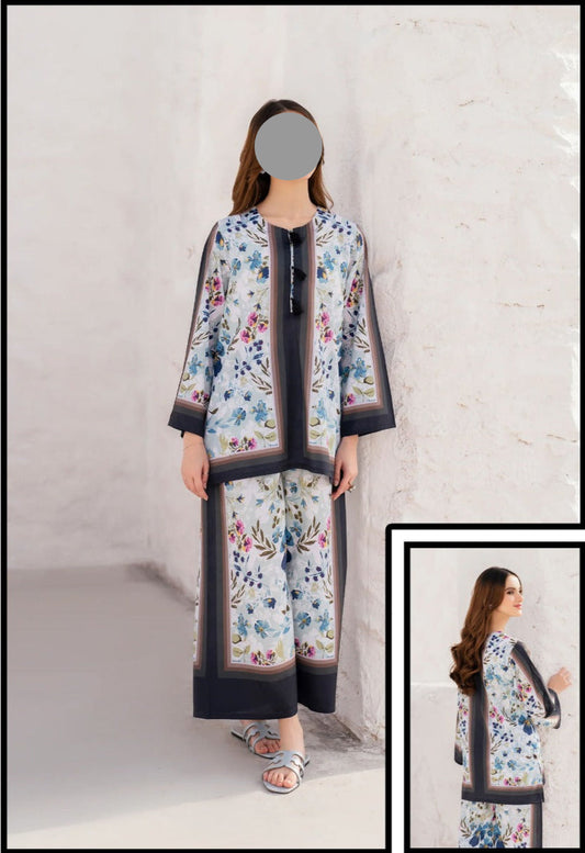 VOL 94 | DS 15 | DIGITAL PRINTED LAWN 2PC | CO-ORD SET |