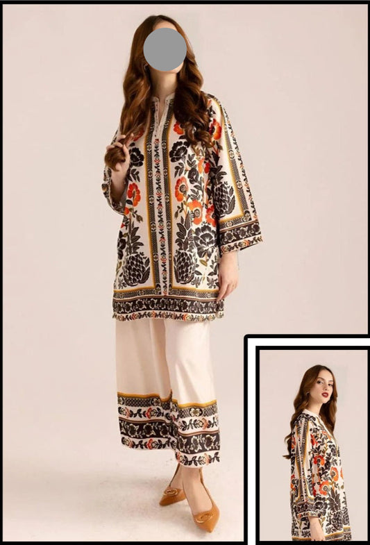 VOL 94 | DS 16 | DIGITAL PRINTED LAWN 2PC | CO-ORD SET |