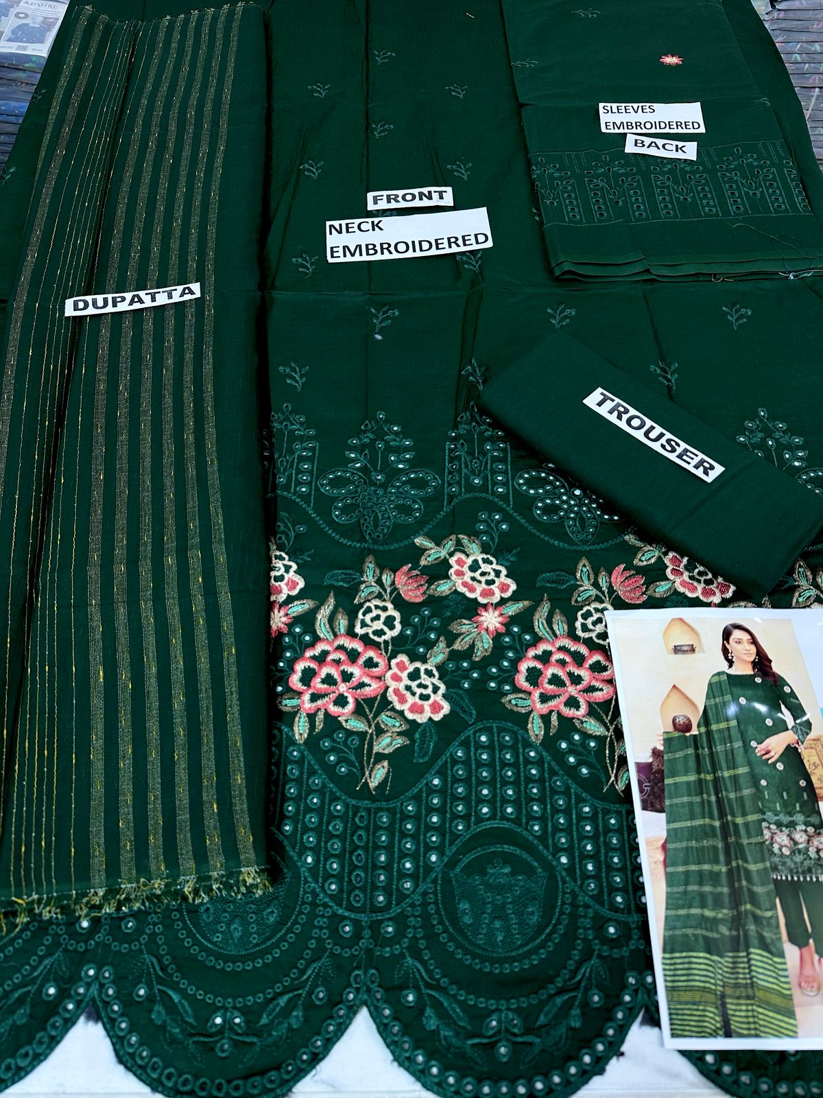 VOL 19 | DS 182 | LAWN EMROIDERED 3PC