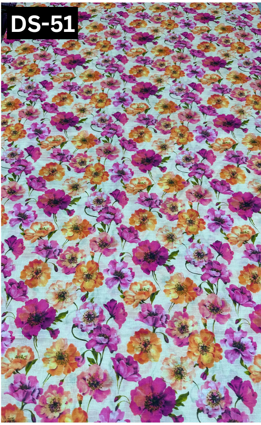 LAWN BANA DORA ALLOWER DIGITAL PRINTED 2PC | DS 51 |