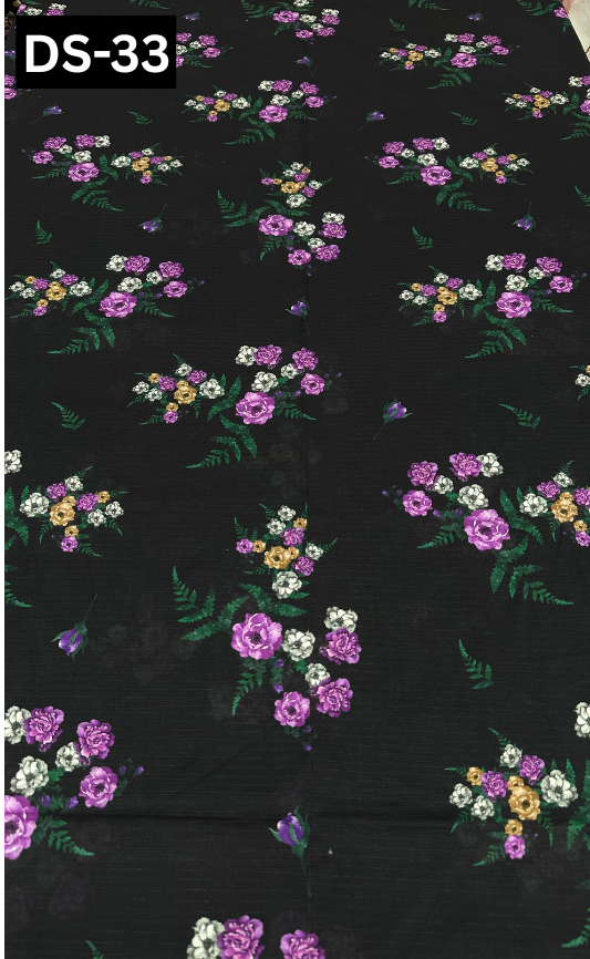 LAWN BANA DORA ALLOWER DIGITAL PRINTED 2PC | DS 33 |