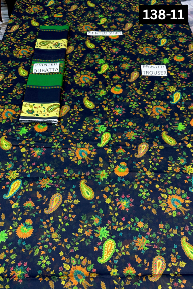VOL 138 | DS 11 | DIGITAL PRINTED LAWN 3PC VOIL LAWN DUPATTA