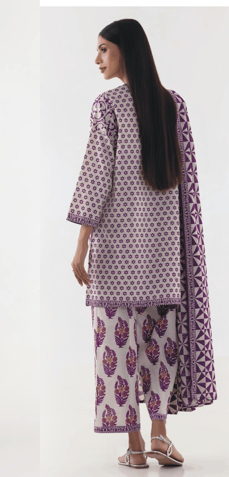 VOL 85 | DS 01 | DIGITAL PRINTED LAWN 3PC LAWN DUPPATTA