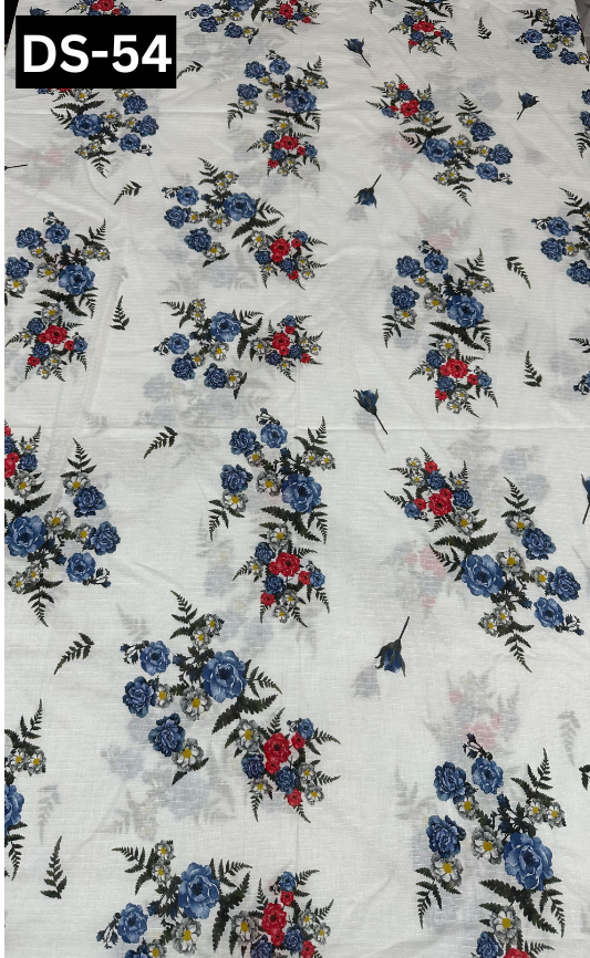 LAWN BANA DORA ALLOWER DIGITAL PRINTED 2PC | DS 54 |