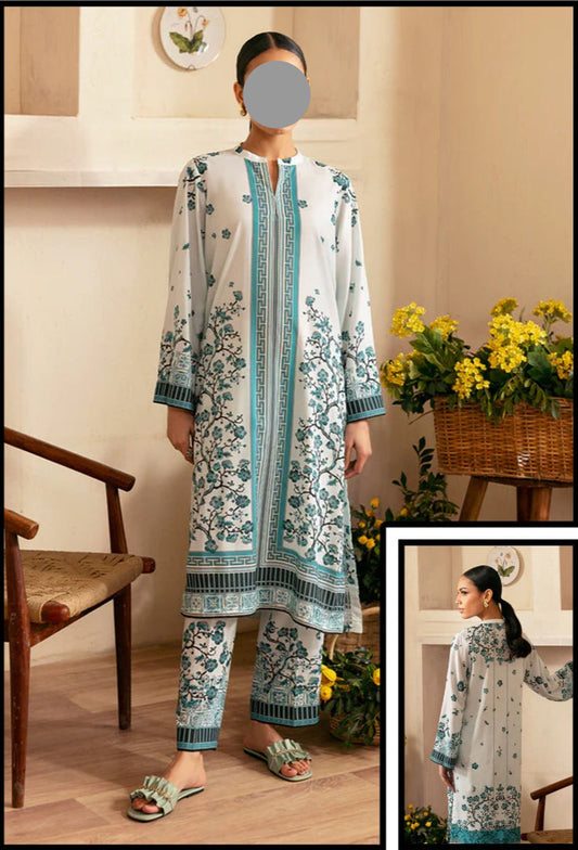 VOL 94 | DS 02 | DIGITAL PRINTED LAWN 2PC | CO-ORD SET |