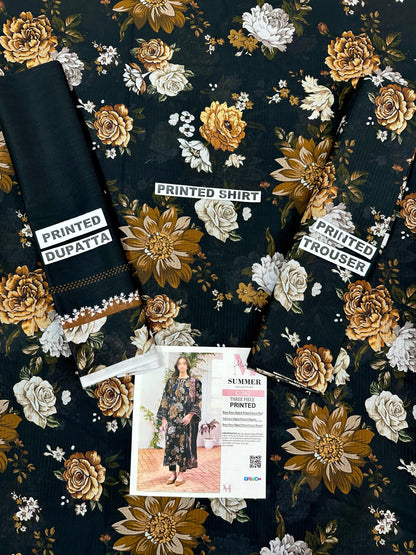MIRHA | DS C342 | BANA DORA DIGITAL PRINTED LAWN 3PC
