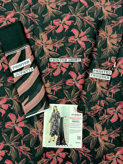 MIRHA | DS C353 | BANA DORA DIGITAL PRINTED LAWN 3PC