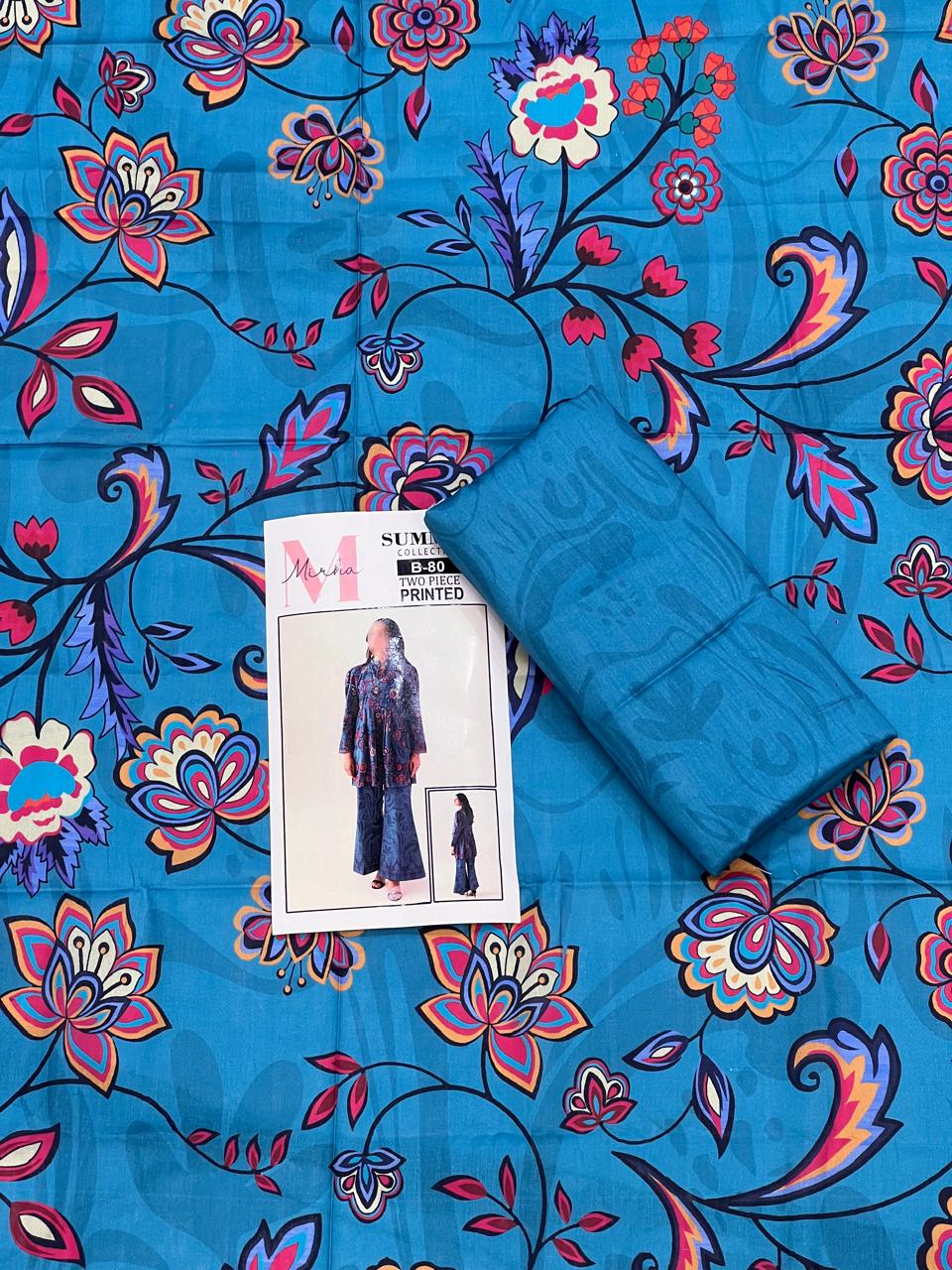 LAWN PRINTED 2PC | DS 80 |