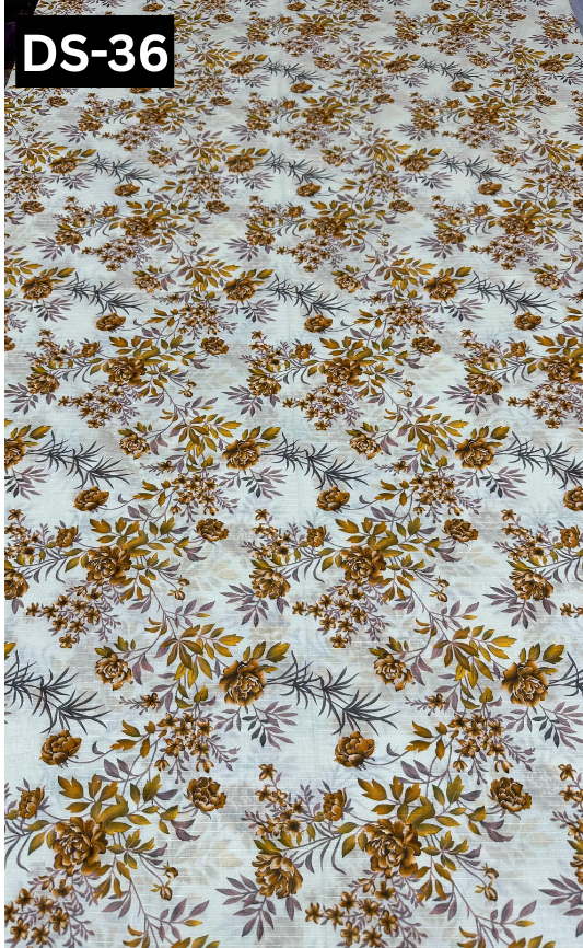 LAWN BANA DORA ALLOWER DIGITAL PRINTED 2PC | DS 36 |