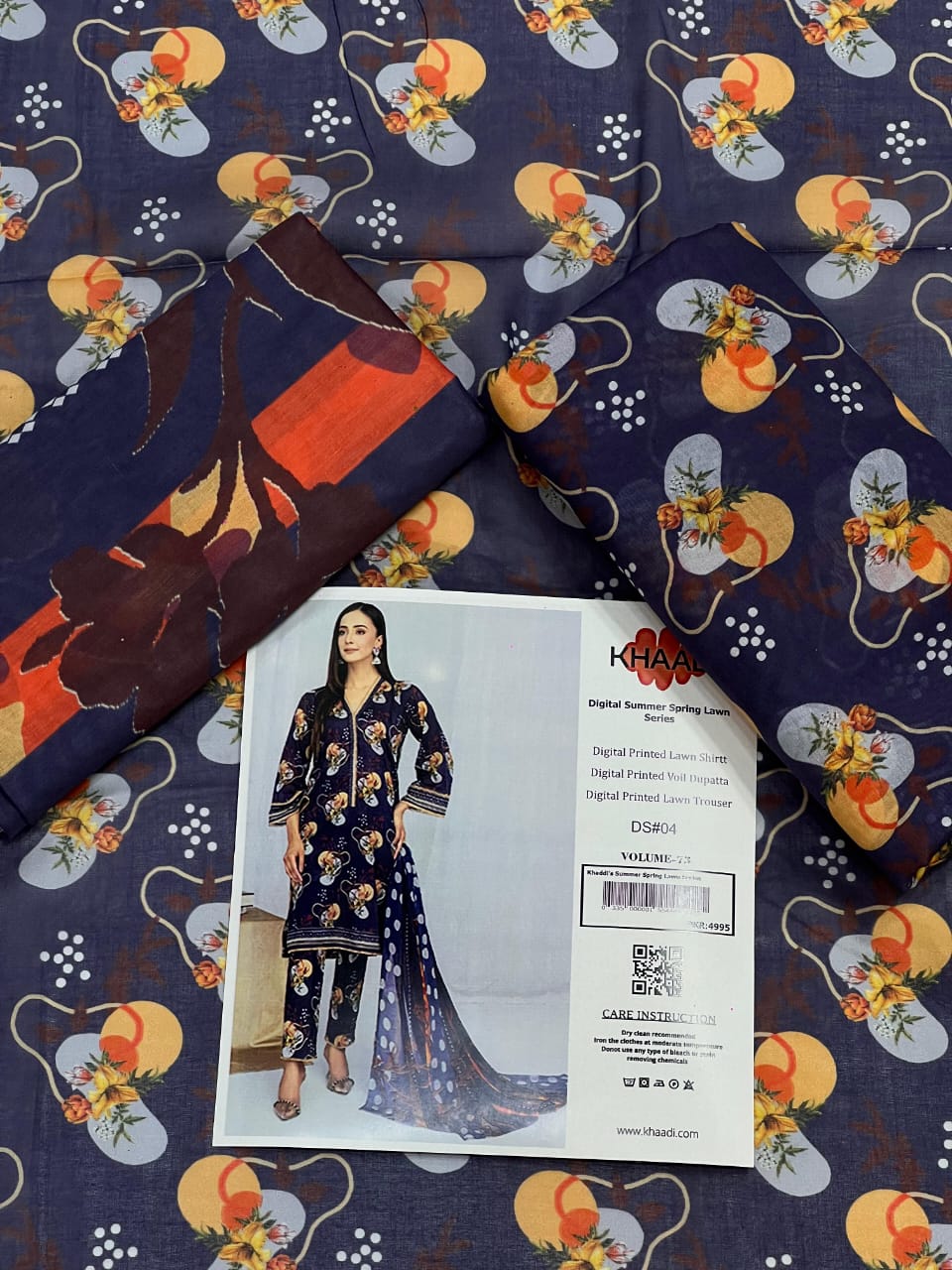 VOL 73 | DS 04 | DIGITAL PRINTED SLUB LAWN 3PC