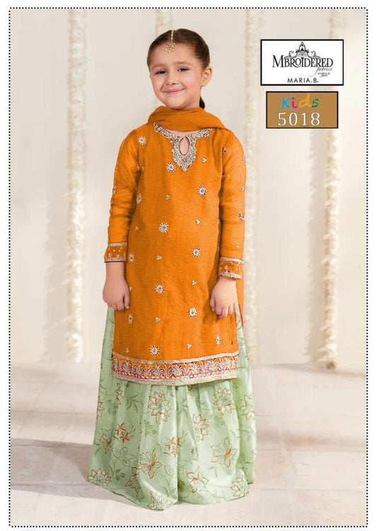 KIDS EMBROIDERED LAWN 2PC | DS 5018-A |