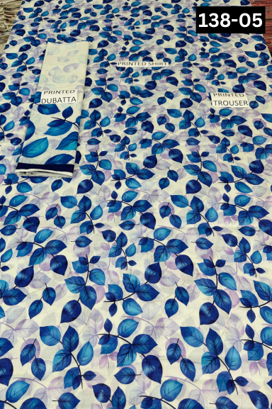 VOL 138 | DS 05 | DIGITAL PRINTED LAWN 3PC VOIL LAWN DUPATTA