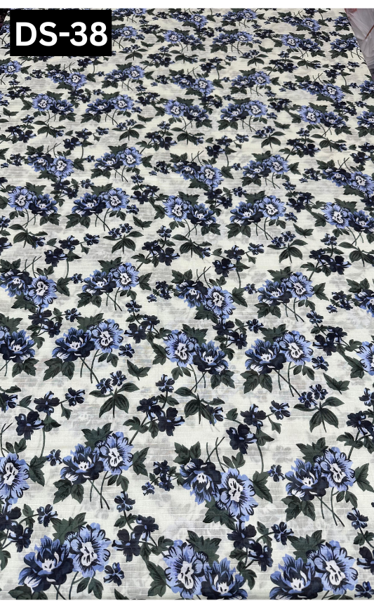 LAWN BANA DORA ALLOWER DIGITAL PRINTED 2PC | DS 38 |