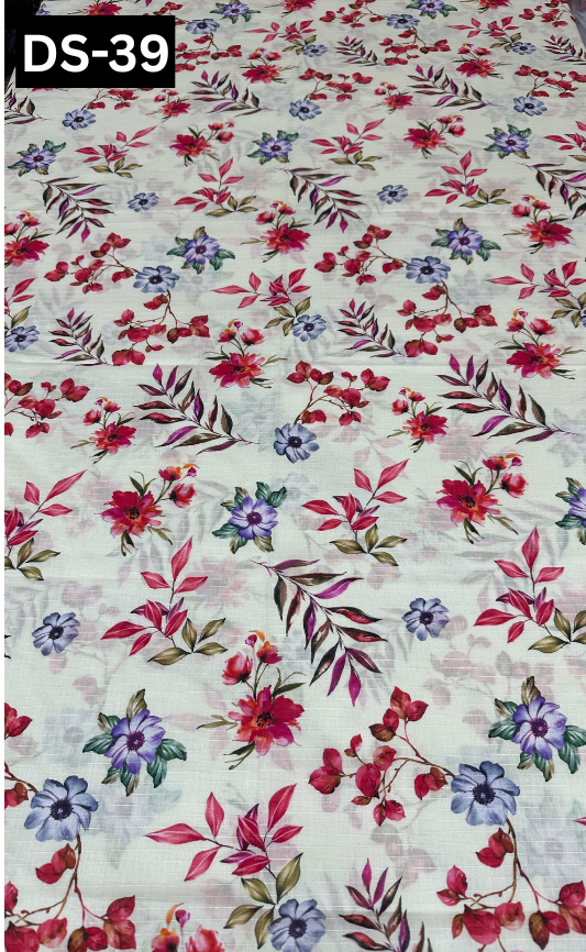 LAWN BANA DORA ALLOWER DIGITAL PRINTED 2PC | DS 39 |