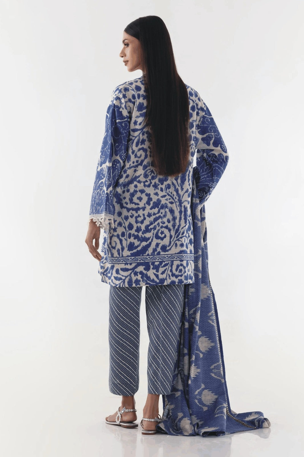 VOL 85 | DS 07 | DIGITAL PRINTED LAWN 3PC LAWN DUPPATTA