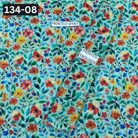 VOL 134 | DS 08 | LAWN BANA DORA ALLOWER DIGITAL PRINTED 2PC