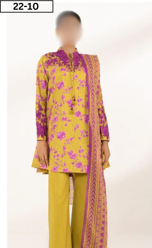 VOL 22 | DS 10 | DIGITAL PRINTED LAWN 3PC