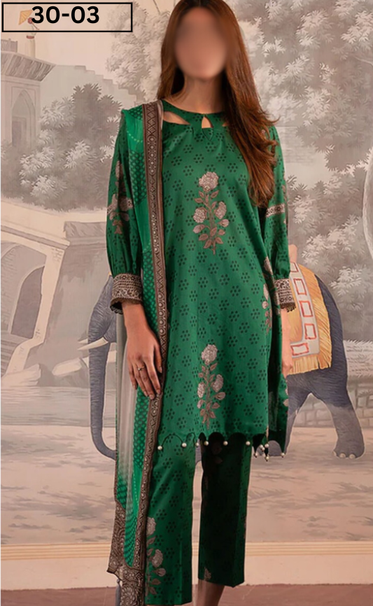VOL 30 | DS 03 | DIGITAL PRINTED LAWN 3PC