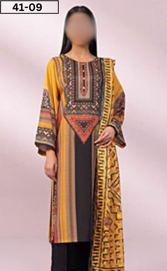 VOL 41 | DS 09 | DIGITAL PRINTED LAWN 3PC