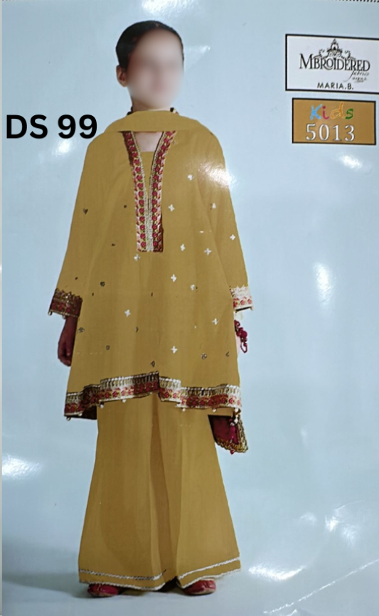 | DS 99 |KIDS EMBROIDERED LAWN 2PC