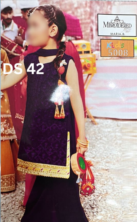 | DS 42 |KIDS EMBROIDERED LAWN 2PC