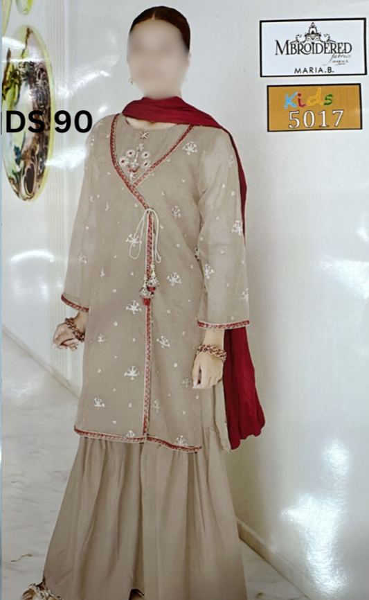 | DS 90 |KIDS EMBROIDERED LAWN 2PC