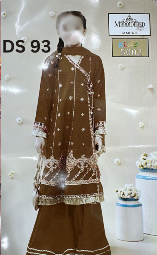 | DS 93 |KIDS EMBROIDERED LAWN 2PC