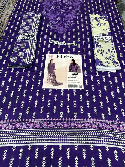 VOL 97 | DS 11 | DIGITAL PRINTED LAWN 3PC LAWN DUPATTA