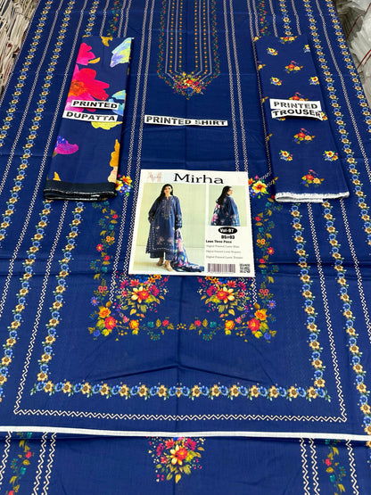 VOL 97 | DS 03 | DIGITAL PRINTED LAWN 3PC LAWN DUPATTA