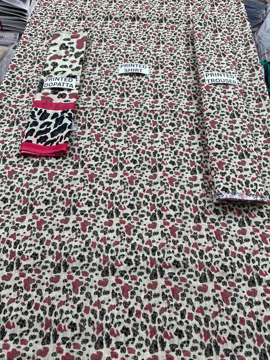 VOL 127 | DS 05 | DIGITAL PRINTED BANADORA LAWN 3PC VOIL LAWN DUPATTA