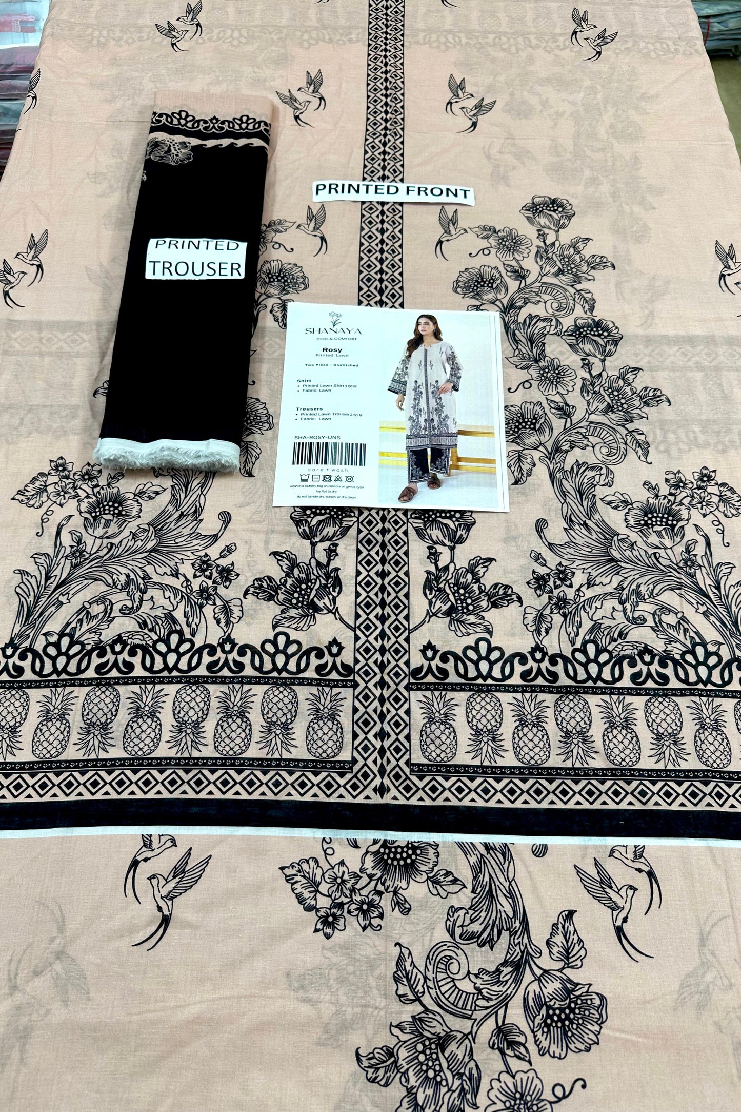 VOL 135 | DS 12 | DIGITAL PRINTED LAWN 2PC | CO-ORD SET