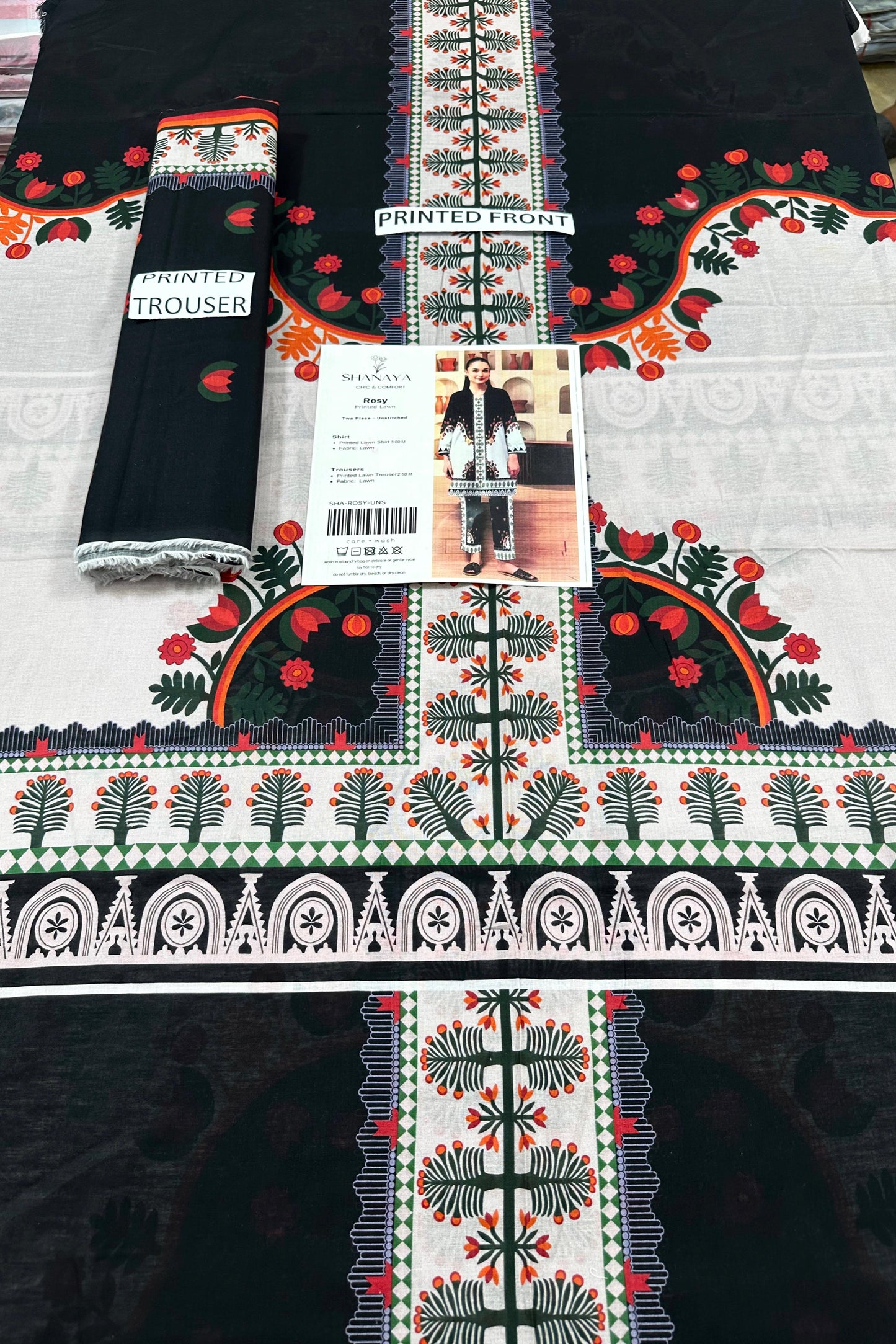 VOL 135 | DS 10 | DIGITAL PRINTED LAWN 2PC | CO-ORD SET
