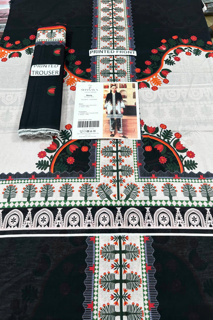 VOL 135 | DS 10 | DIGITAL PRINTED LAWN 2PC | CO-ORD SET