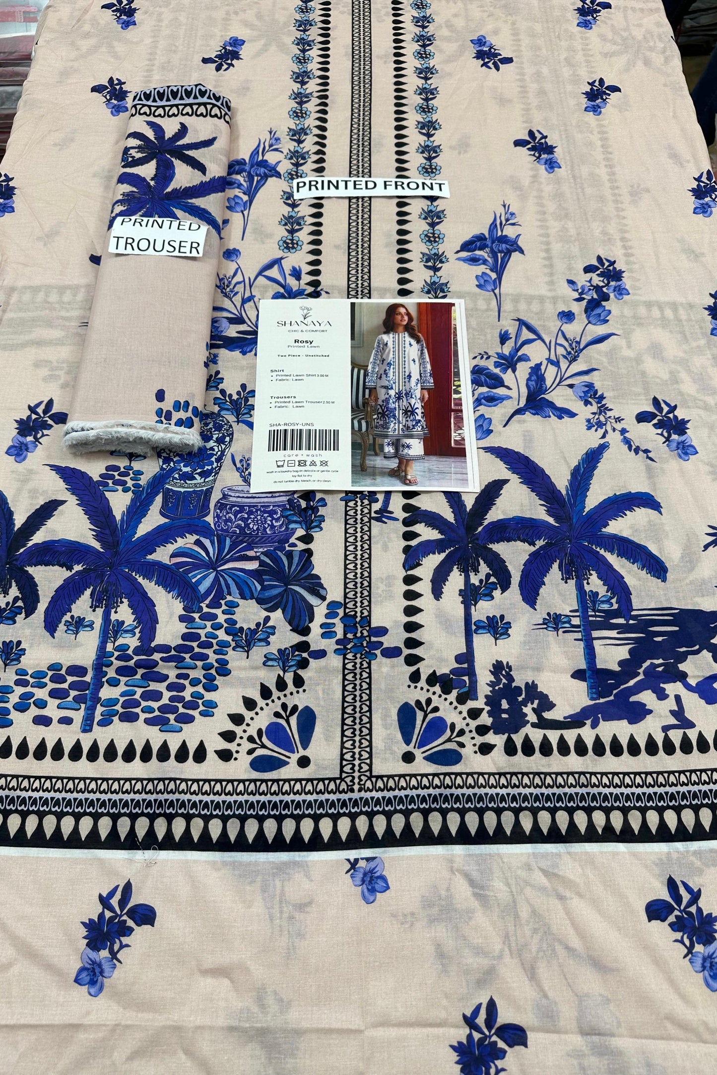 VOL 135 | DS 15 | DIGITAL PRINTED LAWN 2PC | CO-ORD SET