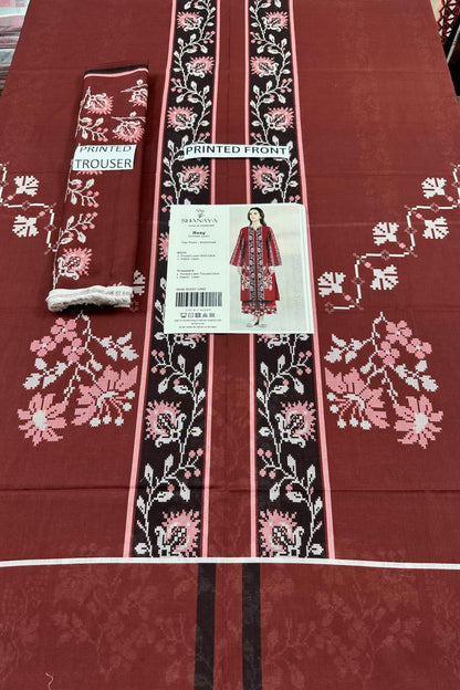 VOL 135 | DS 20 | DIGITAL PRINTED LAWN 2PC | CO-ORD SET