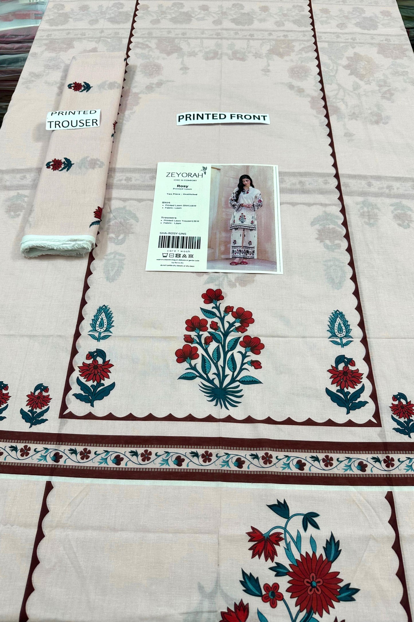 VOL 135 | DS 11 | DIGITAL PRINTED LAWN 2PC | CO-ORD SET