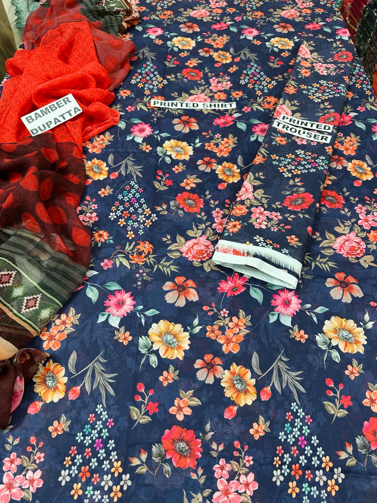 VOL 84 | DS 09 | DIGITAL PRINTED LAWN 3PC BAMBER DUPATTA