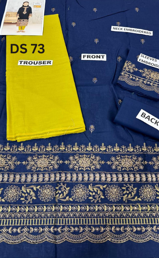| DS 73 |KIDS EMBROIDERED LAWN 2PC