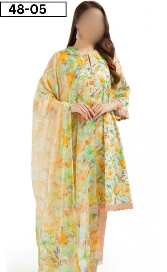 VOL 48 | DS 05 | DIGITAL PRINTED LAWN 3PC