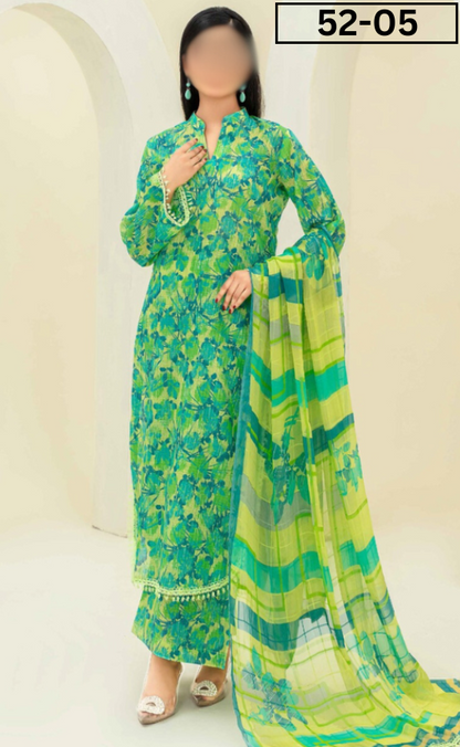 VOL 52 | DS 05 | DIGITAL PRINTED LINEN 3PC